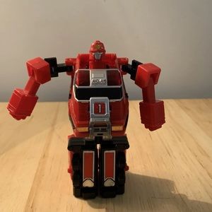 Power Rangers Turbo Deluxe Double Morphing Rescue Megazord 1997 Red Vehicle Only
